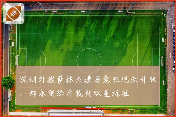 深圳外援萨林杰遭恶意犯规未升级,郑永刚怒斥裁判双重标准